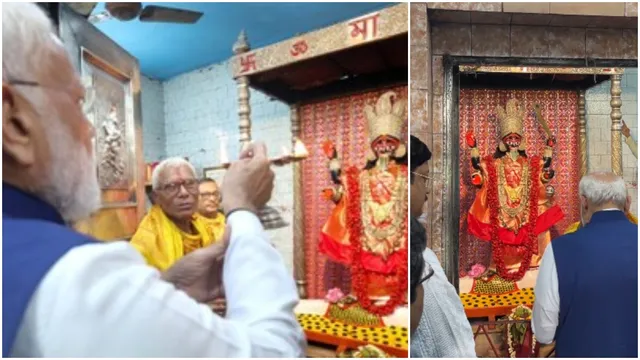 pm-modi-rebuts-tmcs-meat-fish-ban-allegations-with-visits-kolkata-300yearold-thanthania-kalibari-temple-known-for-nonveg-prasad