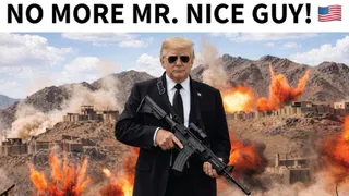 'No More Mr. Nice Guy': Trump's Hollywood Actor-Style Threat To Iran, Shares Picture With Assault Rifle On Social Media