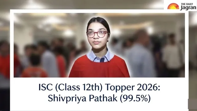 isc-topper-2026-shivpriya-pathak-tops-with-995-in-class-12th-cisce-board-dreams-of-becoming-ias-officer