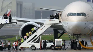 Chennai Airport Shocker: Man Opens Emergency Exit, Jumps Off Air Arabia Plane While Taxiing On Runway