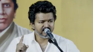 Tamil Nadu Govt Formation: TVK Workers Protest Outside Lok Bhavan In Chennai