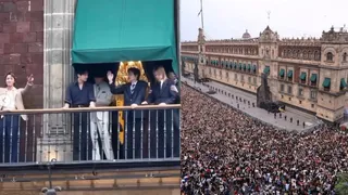 BTS Creates History As 50,000 Fans Gather For Surprise 5-Minute Appearance At National Palace In Mexico | Photos