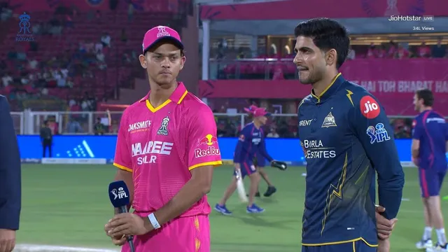 rr-vs-gt-ipl-2026-toss-update-yashasvi-jaiswal-chooses-to-bowl-riyan-parag-unavailable-in-jaipur