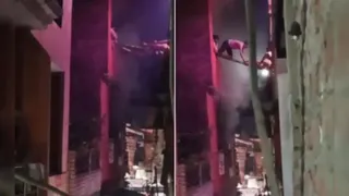 Mother Risks Everything To Save Her Children From Prayagraj Building Fire Before Dying In Blaze | VIDEO