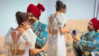 netflix-reality-show-desi-bling-out-karan-kundrra-gives-grand-marriage-proposal-to-tejasswi-prakash-tejran-fans-celebrate