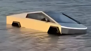 Tesla Cybertruck Driven Deep Into Texas Lake To Test ‘Wade Mode’; Video Goes Viral