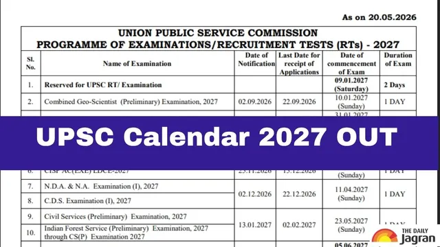 upsc-calendar-2027-out-upsc-releases-annual-calendar-for-cse-nda-cds-ies-and-other-exams-complete-schedule-here