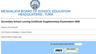 MBOSE SSLC Supplementary Result 2026 Out: 99.16% Students Pass, Download Class 10th Marksheet At megresults.nic.in, Check Direct Link Here