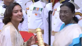 Harmanpreet Kaur Receives Padma Shri After Historic World Cup Triumph