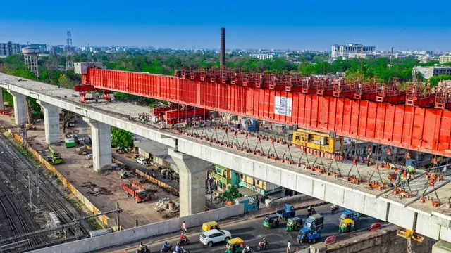 mumbai-ahmedabad-bullet-train-project-new-segmental-bridge-completed-over-kalupur-flyover-in-3-nights-details