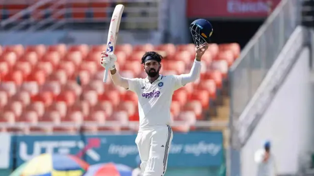kl-rahul-hits-12th-test-hundred-against-afghanistan-in-mullanpur-after-lucky-escape