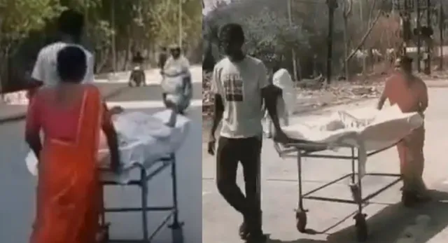indore-couple-carries-sick-son-on-stretcher-between-hospitals-in-heat-viral-video-sparks-outrage-watch