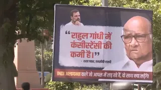 'Rahul Gandhi Lacks Consistency': Posters Featuring INDIA Allies' Remarks Surface Across Delhi Ahead Of Key Meet