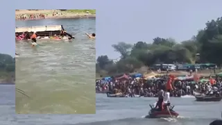 2 Dead, Several Injured After Boat Carrying Over 30 Devotees Capsizes In Godavari River In Maharashtra's Beed | Video