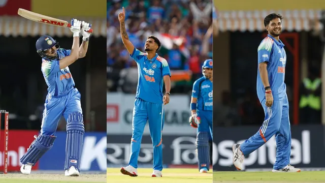 ind-vs-afg-1st-odi-gill-leads-chase-debutants-brar-and-dubey-shine-with-ball-as-india-thump-afghanistan-by-7-wickets