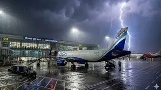 Agartala-Bound IndiGo Flight With 147 On Board Struck By Lightning At Kolkata Airport; Aircraft's Power System Affected