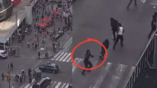 New York's Times Square Shooting: Gunshots Send Crowds Running For Safety As Fans Assemble To Celebrate NBA Victory | Video