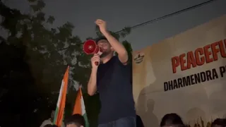 'Won't Go Back Until Pradhan Resigns': CJP's Abhijit Dipke Continues Overnight Protest At Jantar Mantar | Video