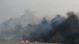 up-massive-fire-erupts-in-lpg-tanker-at-kokhrajhandia-bypass-toll-plaza