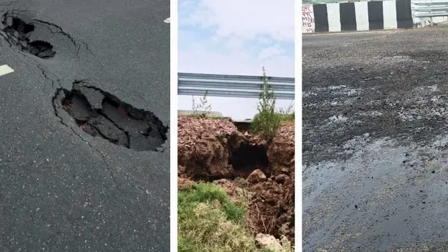 big-potholes-seen-on-delhi-dehradun-expressway-just-3-months-after-opening-viral-video-prompts-nhai-response-watch