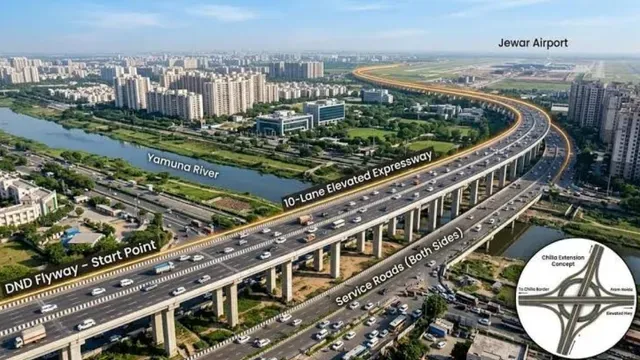 noida-chilla-elevated-road-to-be-extended-by-2-km-easing-dnd-to-jewar-airport-travel