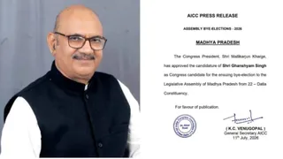 datia-bypoll-congress-fields-former-mla-ghanshyam-singh-against-bjp-ashutosh-tiwari-narottam-mishra-gets-udhav-sena-offer