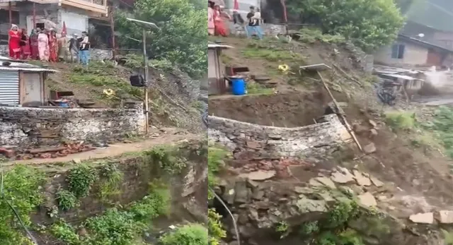 himachal-rains-trigger-landslide-in-sirmaur-retaining-wall-under-house-collapses-in-shocking-video-watch