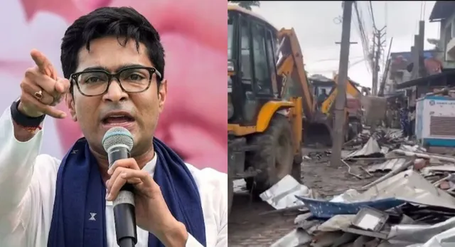 abhishek-banerjees-mp-office-in-south-24-parganas-demolished-over-illegal-construction-claim-watch