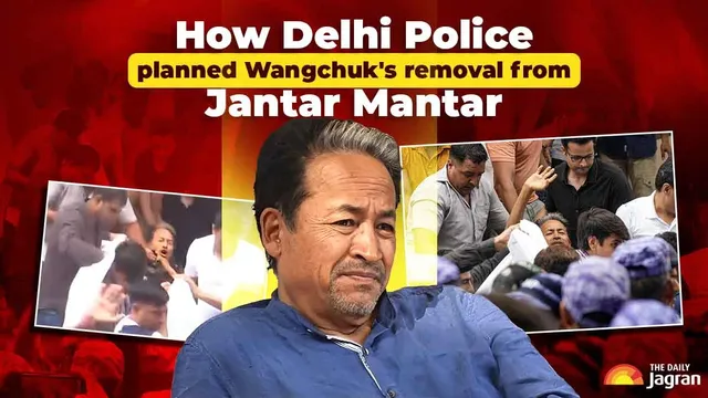 sonam-wangchuk-taken-hospital-cjp-protest-abhijeet-dipke-how-delhi-police-planned-sonam-wangchuk-exit-from-jantar-mantar