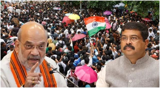 cjp-march-amit-shah-meets-dharmendra-pradhan-nadda-opens-dialogue-channel-police-asked-to-exercise-restraint-how-centre-dealt-with-protest