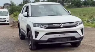 2026 Maruti Suzuki Brezza Facelift Spied Undisguised: Gets New Grille, Revised Bumper, And More