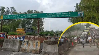 Punjab Farmers March To Delhi Against US FTA; Khanauri And Shambhu Borders Sealed, Katra Expressway Traffic Halted