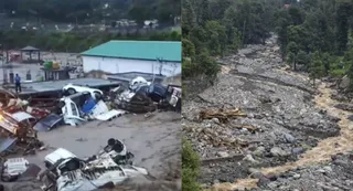 Heavy Rain Wreaks Havoc In J-K, Himachal, Uttarakhand; Over 100 Villages Cut Off, Amarnath Yatra Suspended | Watch