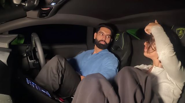 parmish-verma-drives-lamborghini-huracan-without-seatbelt-in-music-video-check-fine