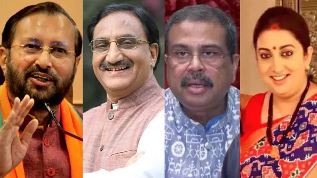 smriti-irani-to-dharmendra-pradhan-modi-government-saw-4-education-ministers-in-12-years-none-completed-full-term