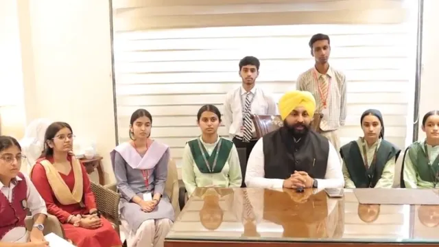punjab-paper-leak-row-harjot-singh-bains-meets-neet-jee-toppers-amid-oppositions-resignation-demand