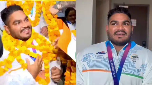 watch-cwg-2026-bronze-medallist-jhandu-kumar-gets-grand-reception-on-return-to-india