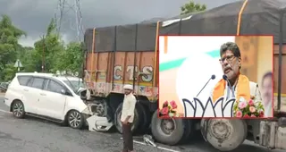 chhattisgarh-bjp-chief-kiran-singh-deo-injured-in-road-accident-while-returning-from-bageshwar-dham
