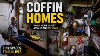 'At Least I Have A Roof Over My Head': Life Inside Hong Kong's 15 Sq Ft 'Coffin Homes' | WATCH