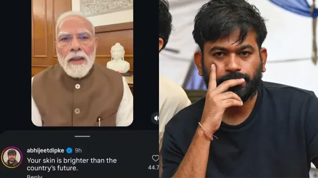 abhijeet-dipke-takes-swipe-at-pm-narendra-modi-latest-video-on-paper-leak-aushutosh-ranka-cockroach-janata-party-bjp-congress-priyanka-gandhi