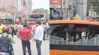 Delhi: Woman Killed After Cluster Bus Runs Over Her; Angry Locals Vandalise Vehicle, Driver Flees