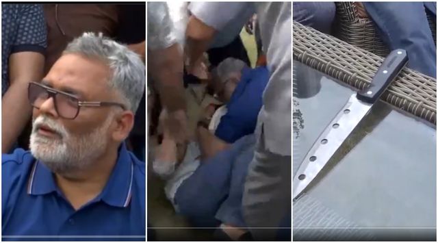 pappu-yadav-knife-wielding-man-enters-delhi-press-meet-amid-ram-temple-skit-row-plot-to-kill-me