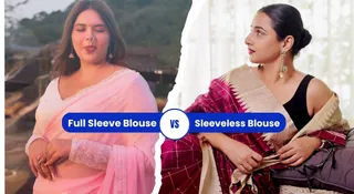 Full Sleeve Blouse vs Sleeveless Blouse: Know Which Style Looks More Flattering On Heavy Arms