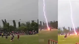 WATCH: Lightning Strikes Football Pitch, Thai Player Dies in Shocking On-Field Tragedy