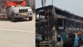 patna-violence-enraged-locals-set-bus-ablaze-block-roads-after-speeding-vehicle-crushes-man-to-death