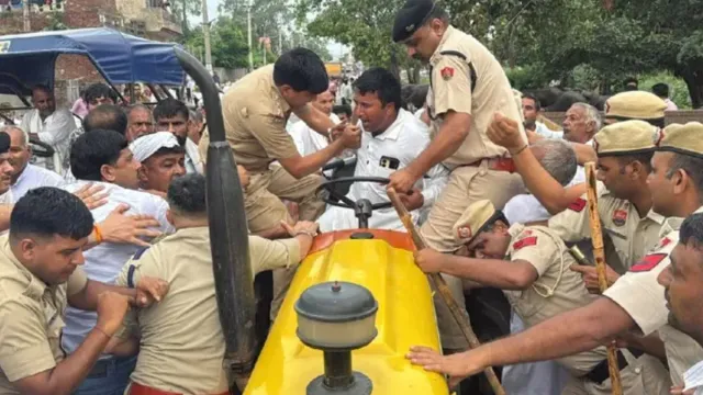 haryana-protesters-clash-with-police-cm-sainis-flag-hoisting-ceremony-in-hansi-independence-day-officials-injured-jiban-kundu-murder-case-latest-updates