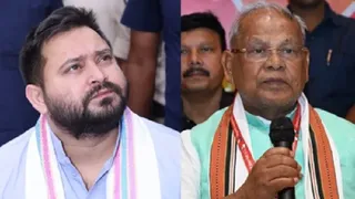 Jitan Ram Manjhi's 'Last Night's Hangover' Jibe At Tejashwi After He Mistakenly Pays Him Tribute Instead Of Dashrath Manjhi

