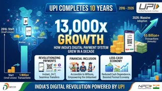 UPI Completes 10 Years: How India’s Digital Payment System Grew 13,000x In A Decade
