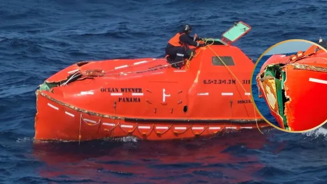indian-coast-guard-recovers-beacon-lifeboat-of-sunken-panama-flagged-ship-with-no-survivour