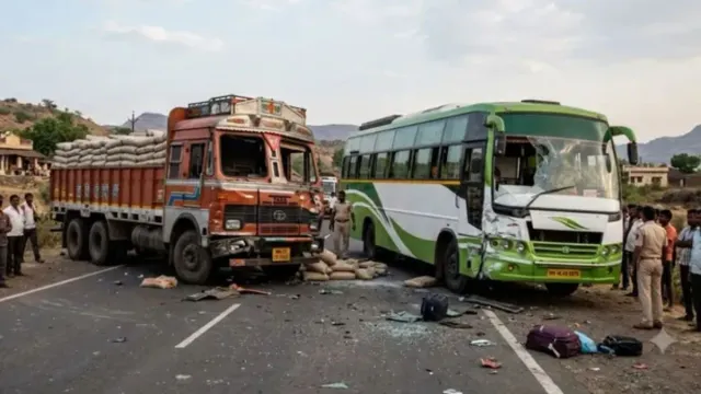 telangana-road-accident-several-killed-multiple-injured-after-speeding-bus-collides-with-truck-in-suryapet-updates